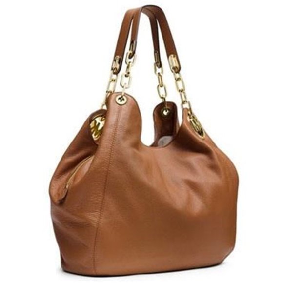 Michael Kors Handbags - New Michael Kors Brown Large Shoulder Logo Tote